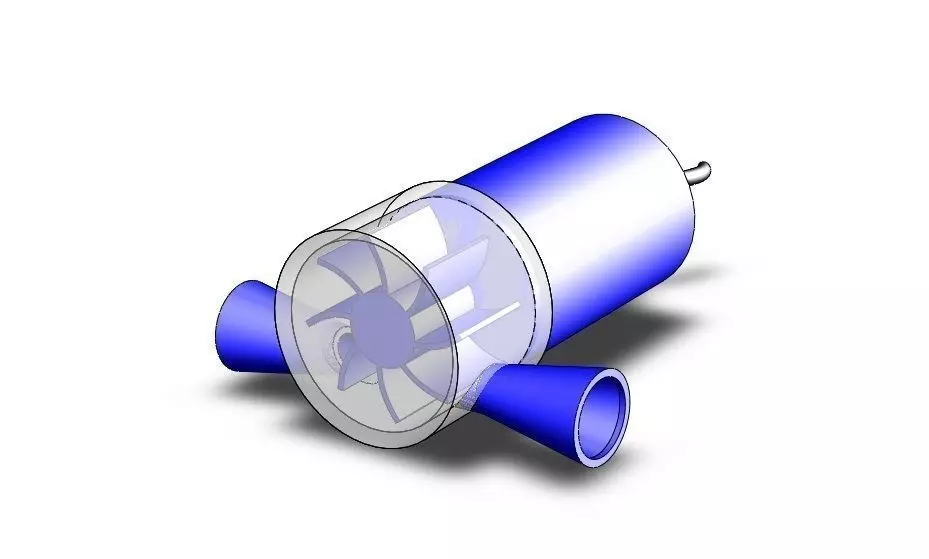 turbine generator  Free 3D model_0