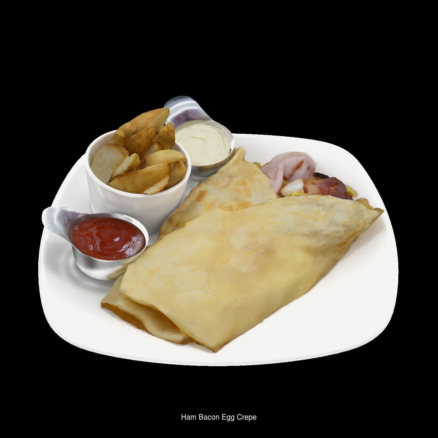 High quality pack of restaurant 3d food models  3D Model Collection_162