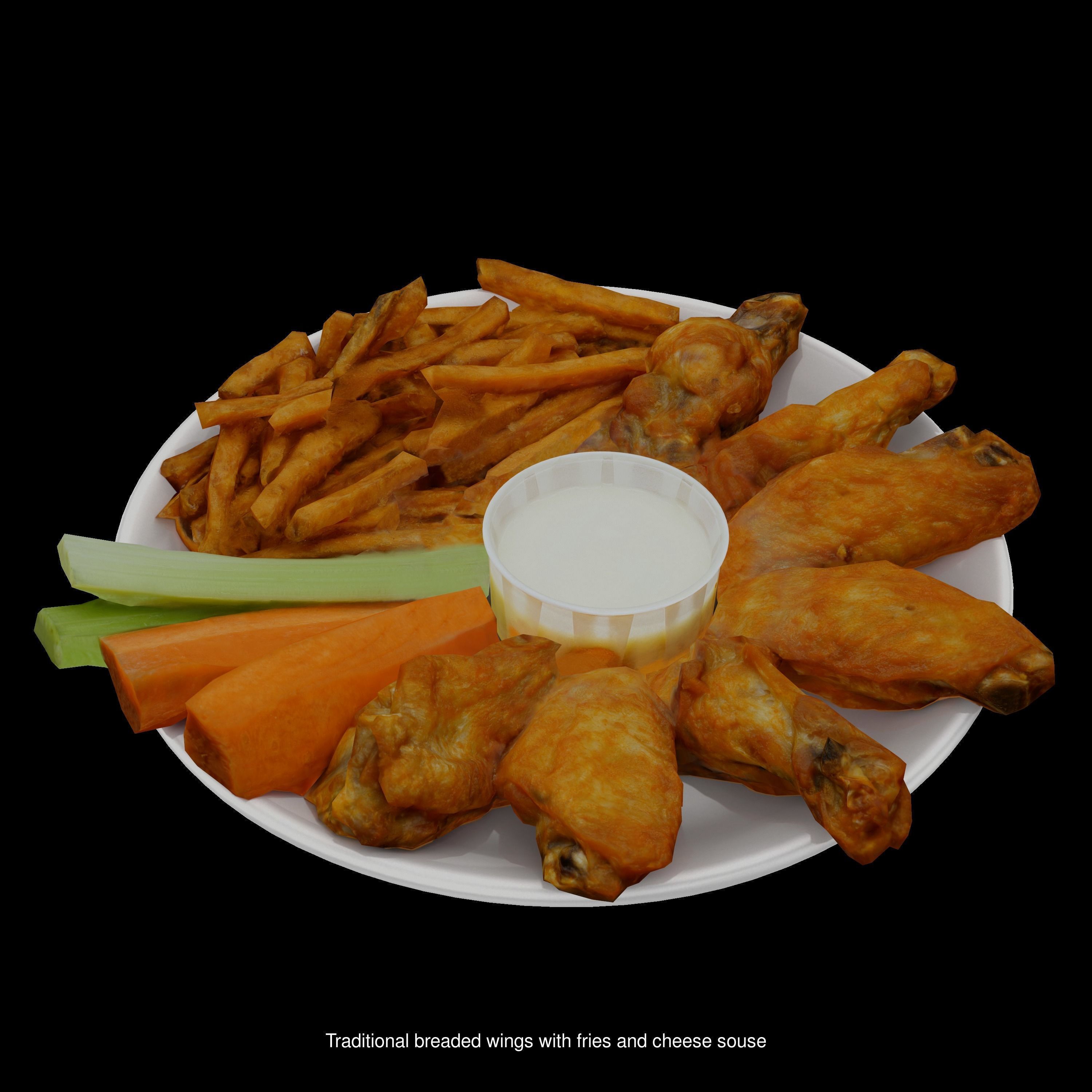 High quality pack of restaurant 3d food models  3D Model Collection_152