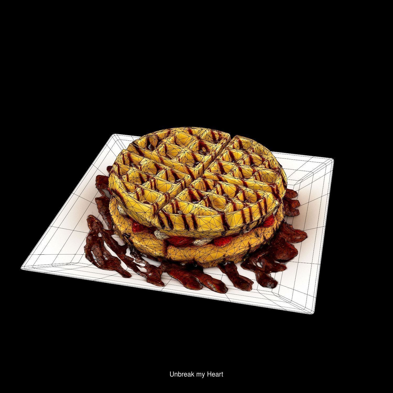 High quality pack of restaurant 3d food models  3D Model Collection_109