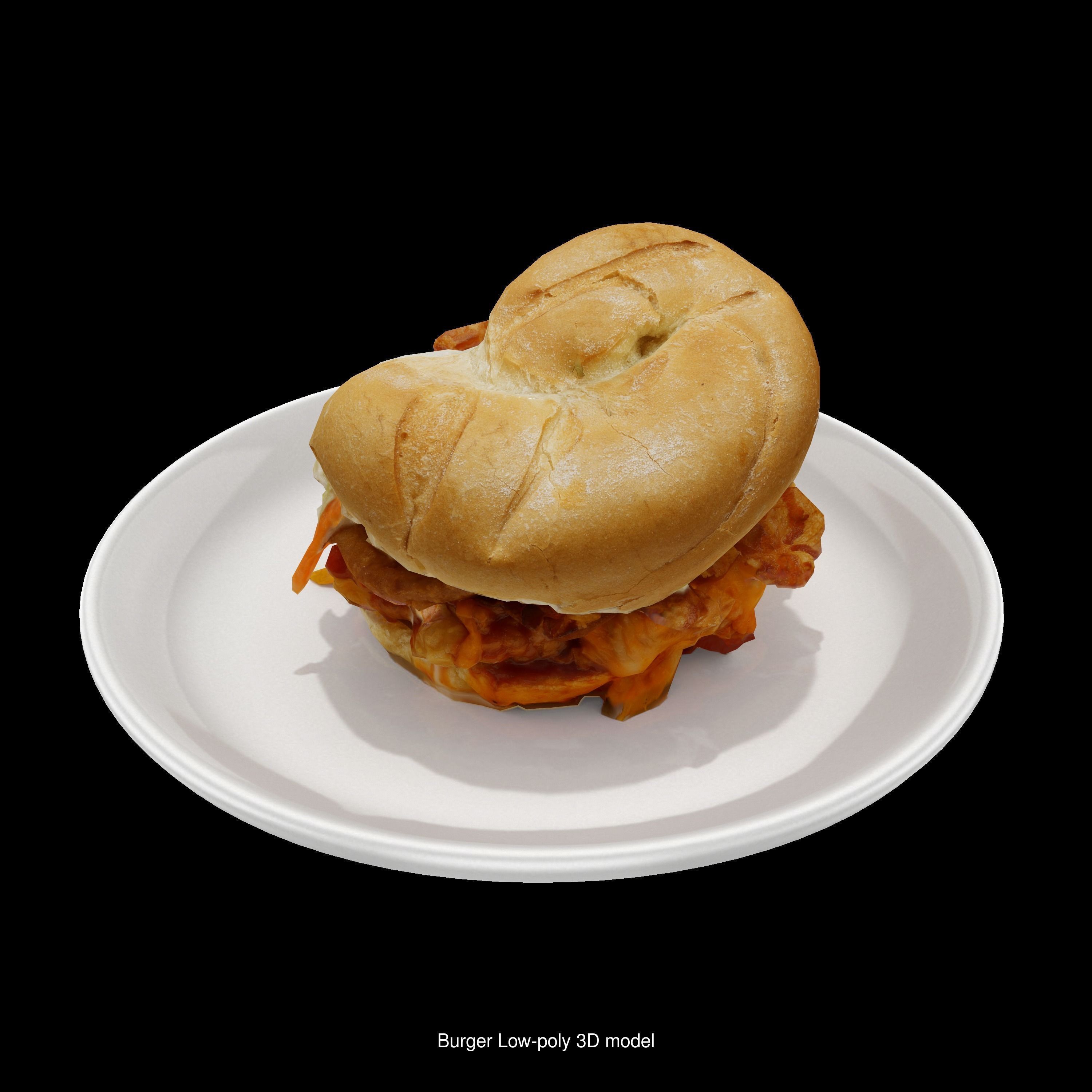 High quality pack of restaurant 3d food models  3D Model Collection_141