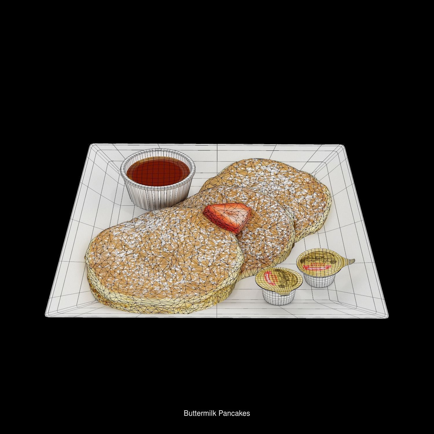 High quality pack of restaurant 3d food models  3D Model Collection_168