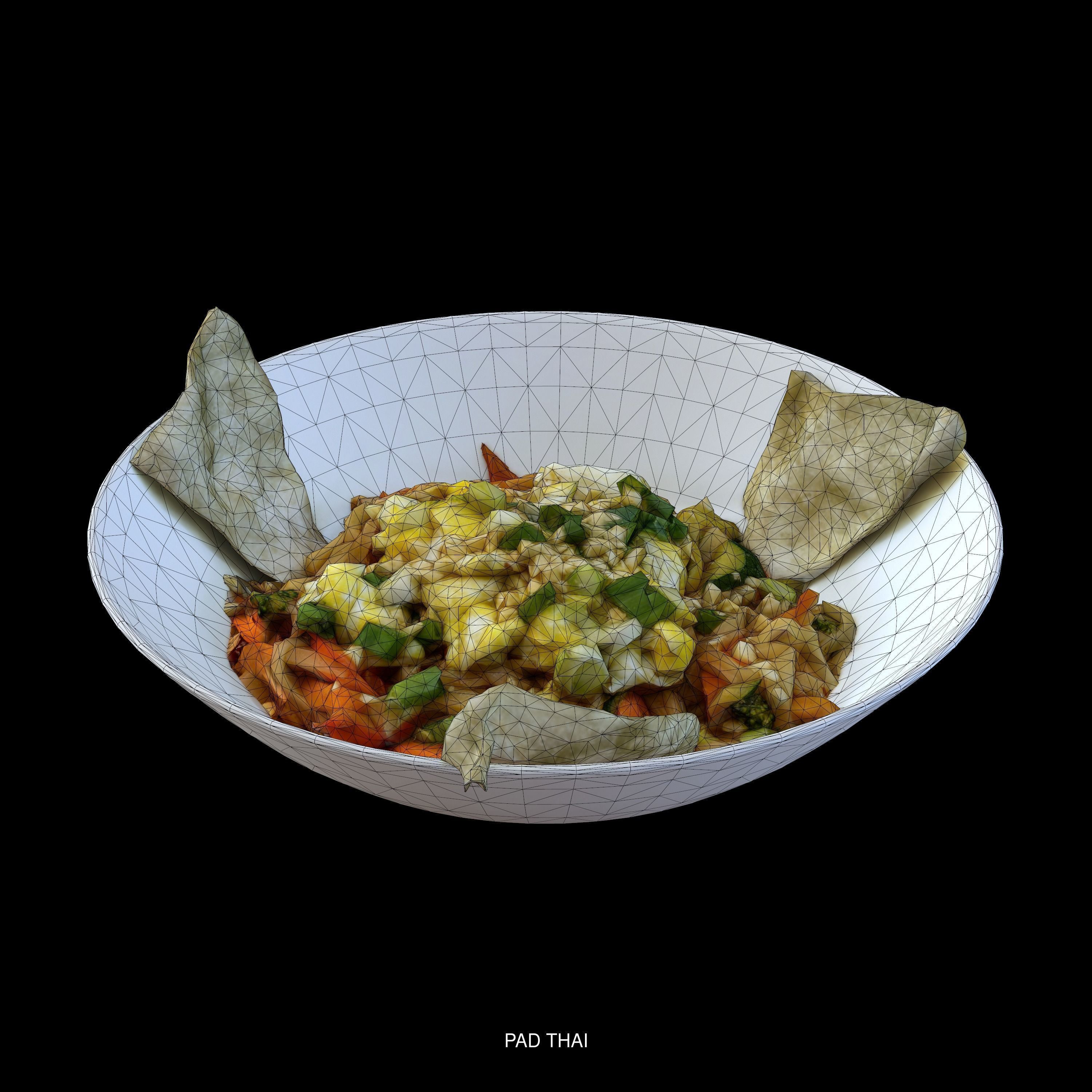 High quality pack of restaurant 3d food models  3D Model Collection_124