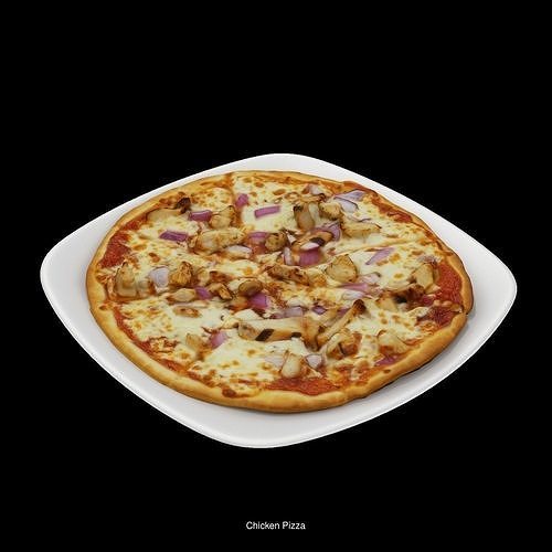 High quality pack of restaurant 3d food models 4