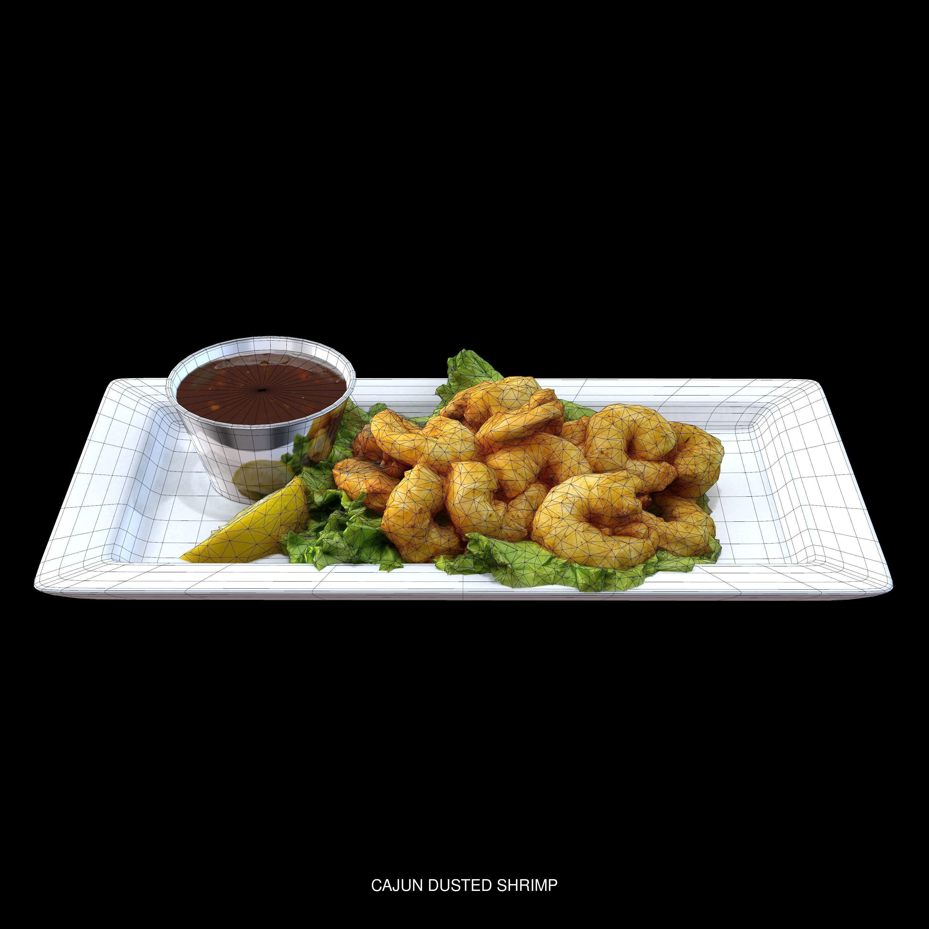 High quality pack of restaurant 3d food models  3D Model Collection_122