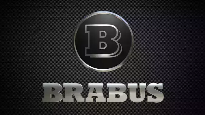 brabus logo 3D model