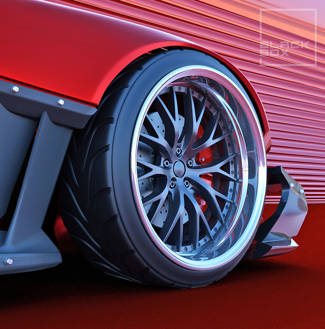 LXS WHEEL SET FRONT AND REAR 3 OFFSETS STL Miniatures 3D print model_2