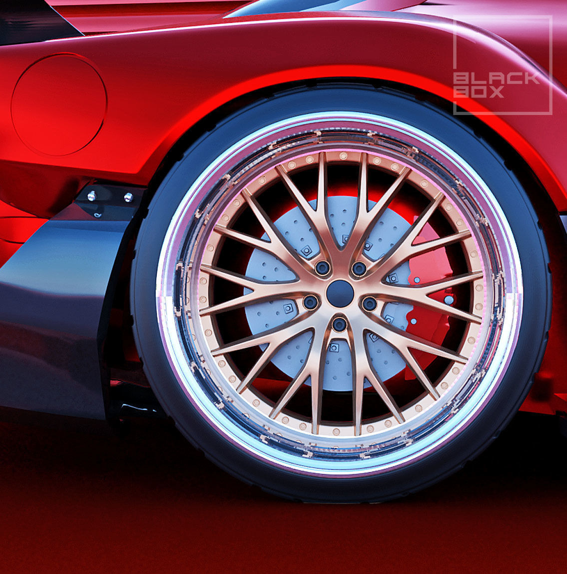 LXS WHEEL SET FRONT AND REAR 3 OFFSETS STL Miniatures 3D print model_1