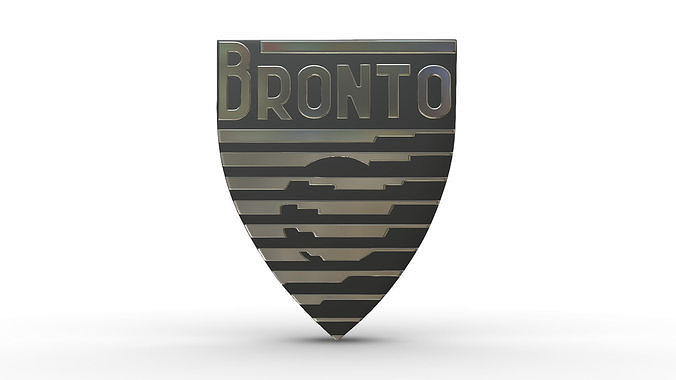 bronto logo 3D model