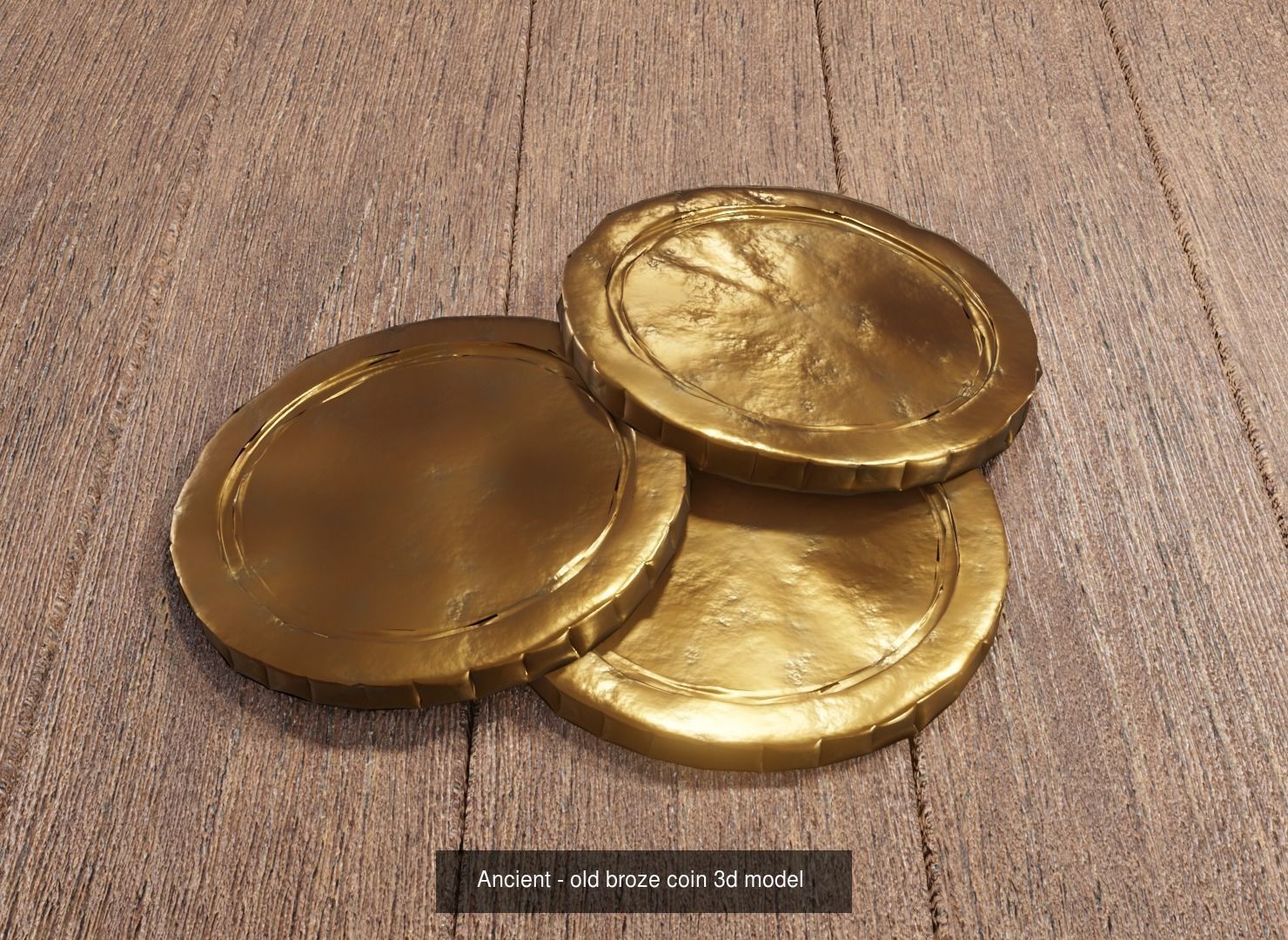 ancient coins - old coins - bronze - silver- gold 3D Model Collection_4