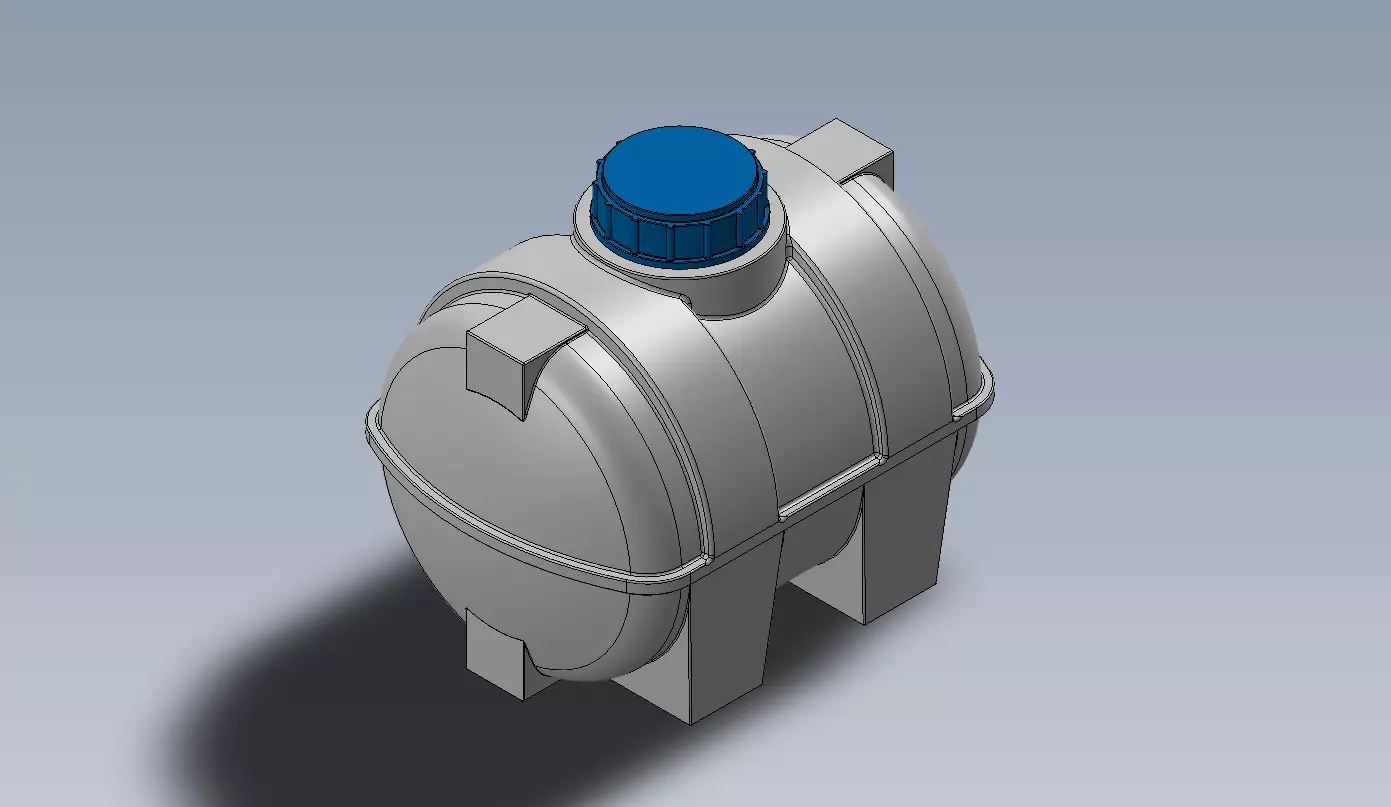 water tank 3D model_0