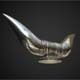 bull hood ornament 3D model_9