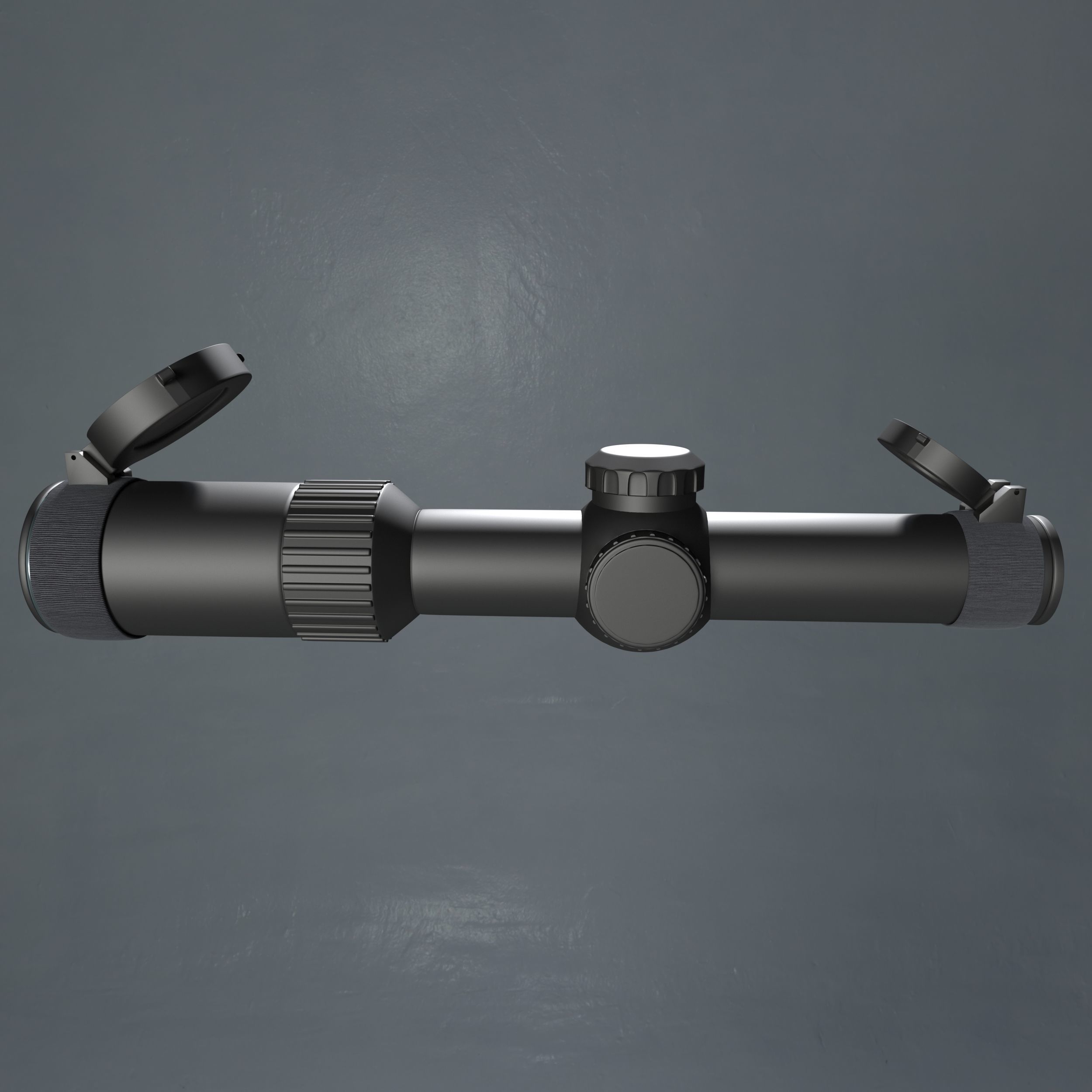 Tactical Rifle Scope 3D Model 3D model_3