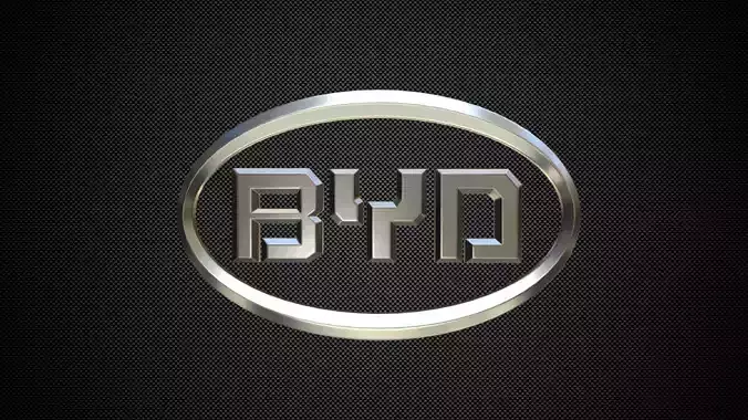 byd logo 3D model