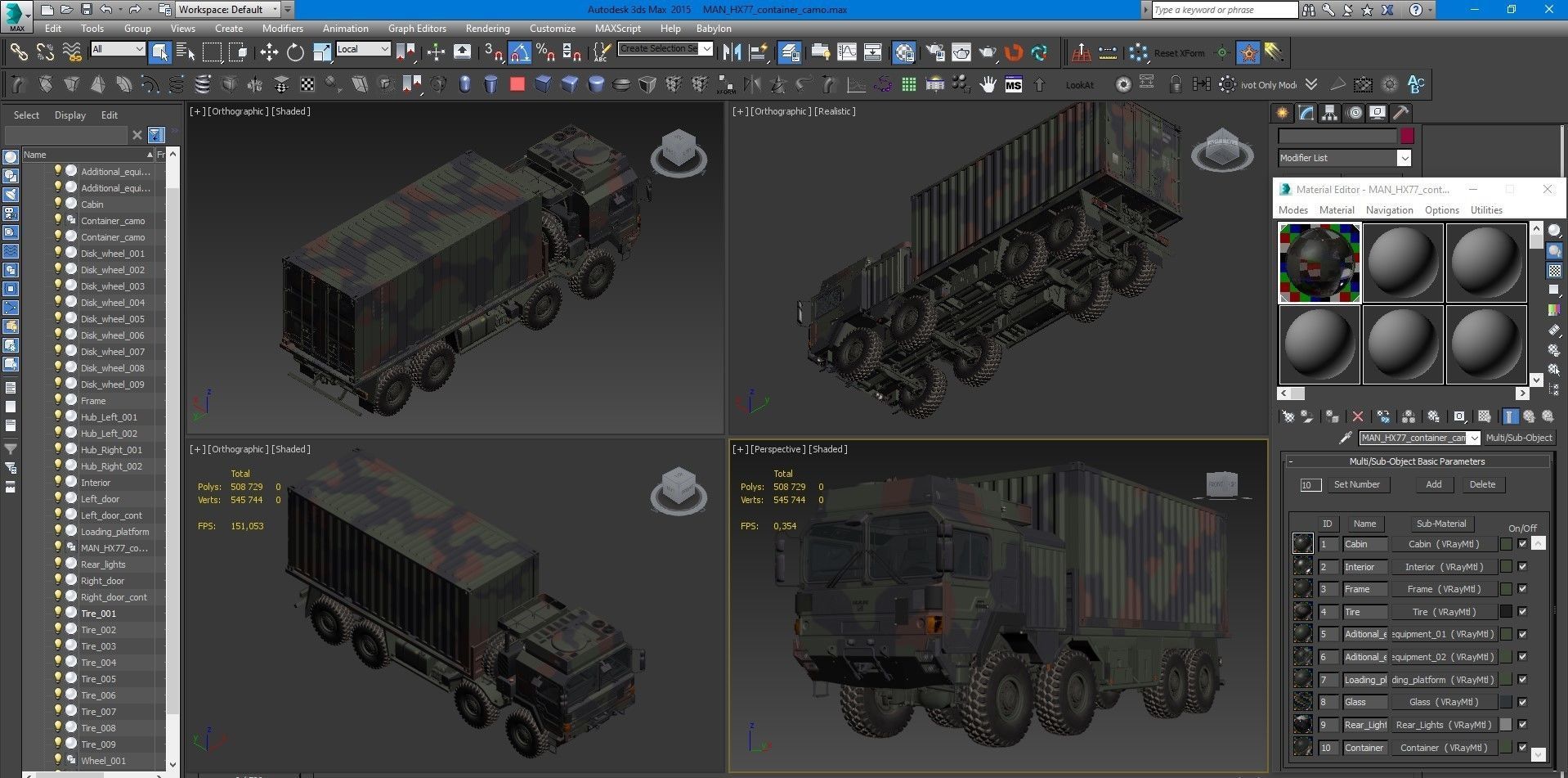 MAN HX77 container truck 3D model_31