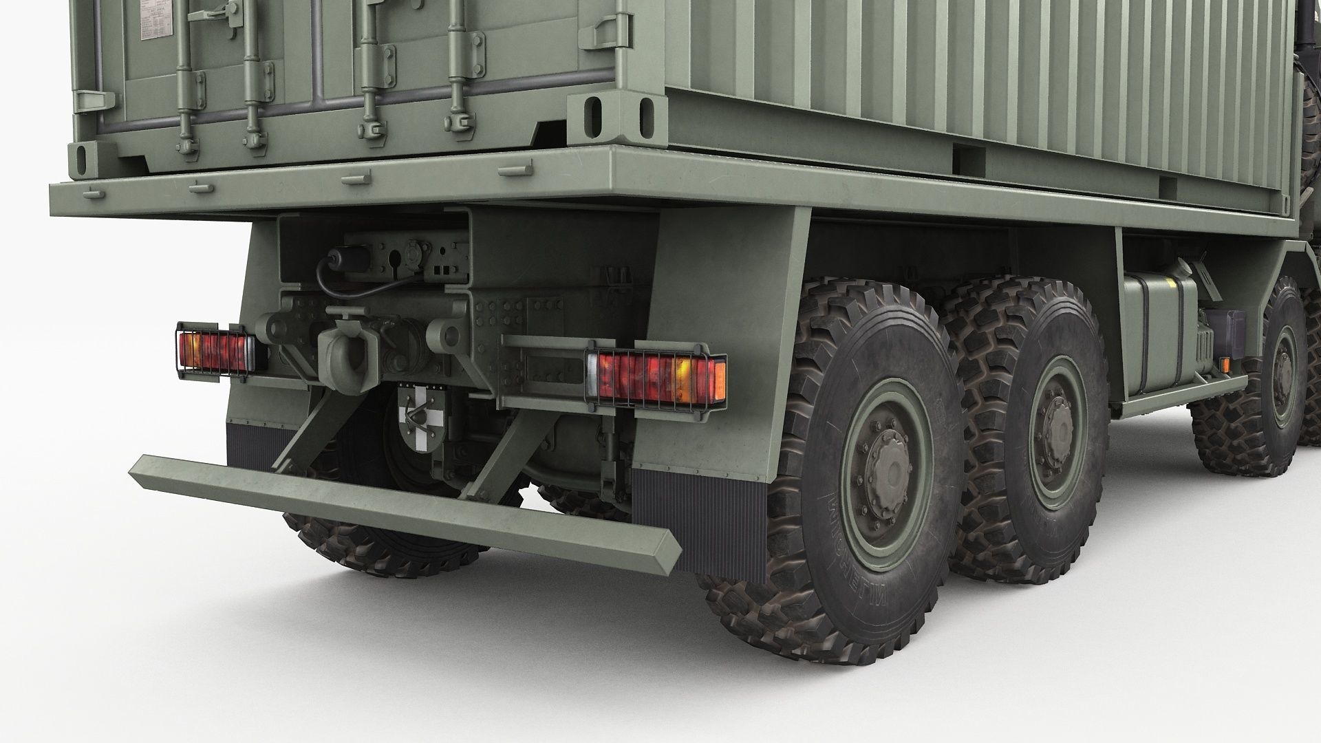 MAN HX77 container truck 3D model_22