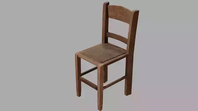 Old wooden chair