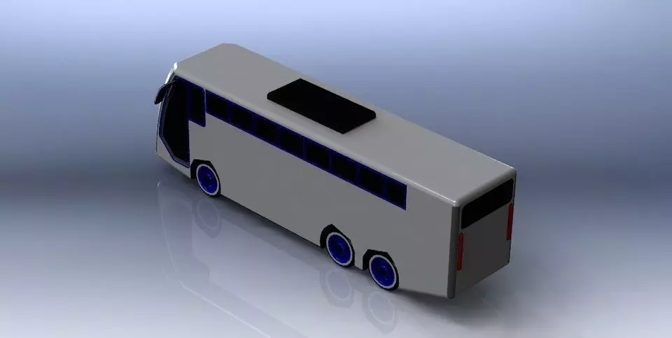 tourist bus Free 3D model