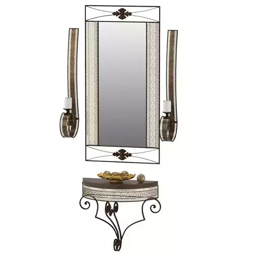 Furniture set 2 bathroom vanity with mirror and bowl