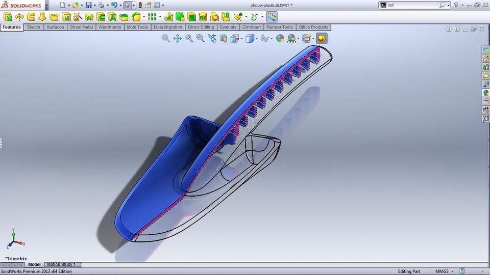 shovel Free 3D model_2