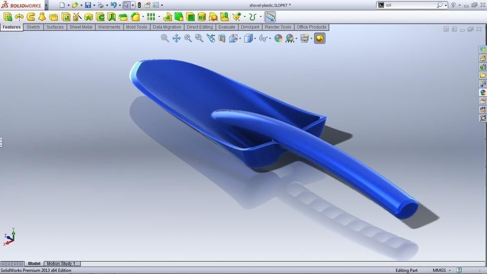 shovel Free 3D model_1