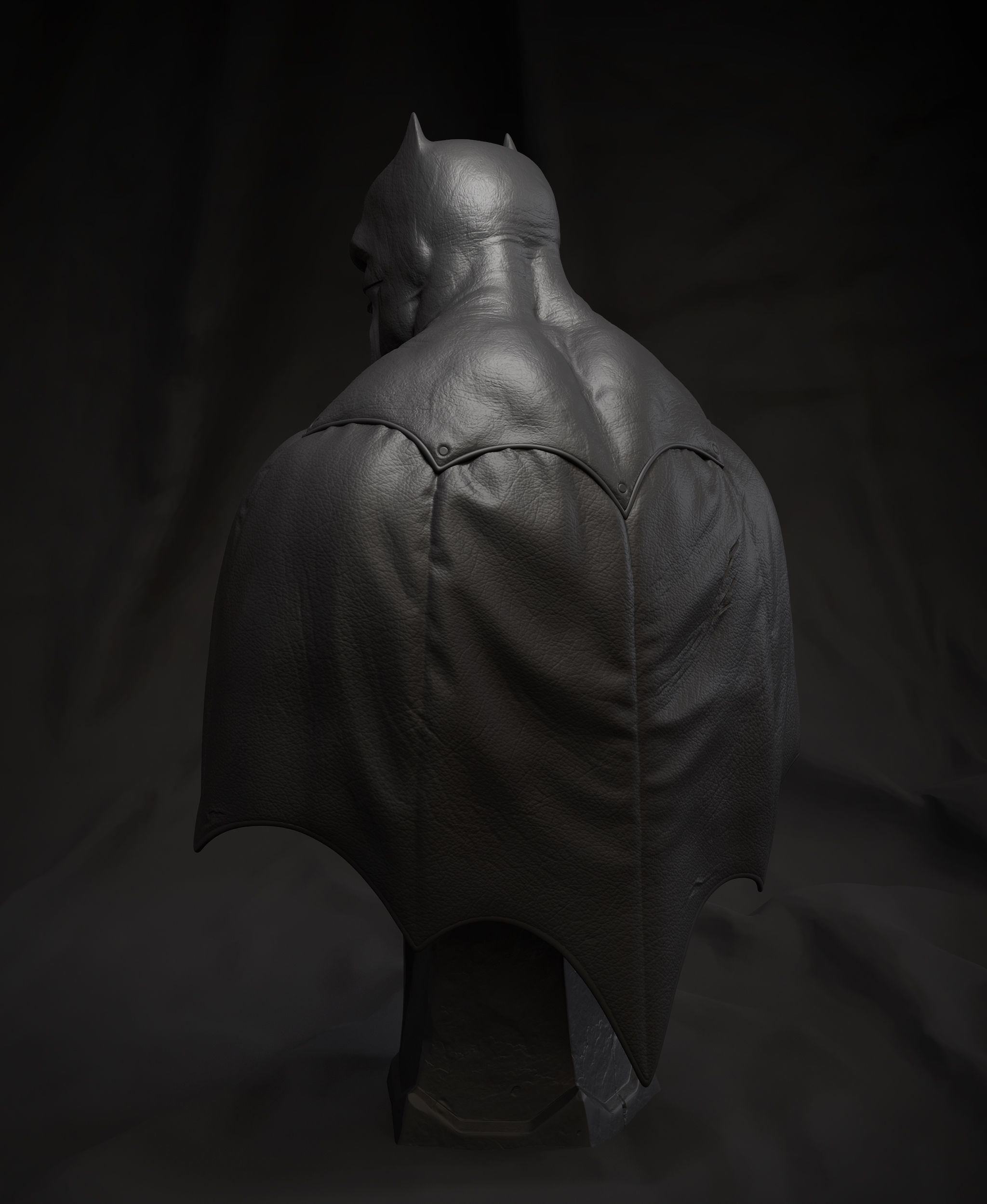 Batman Bust - 3D Printable Model 3D print model_6