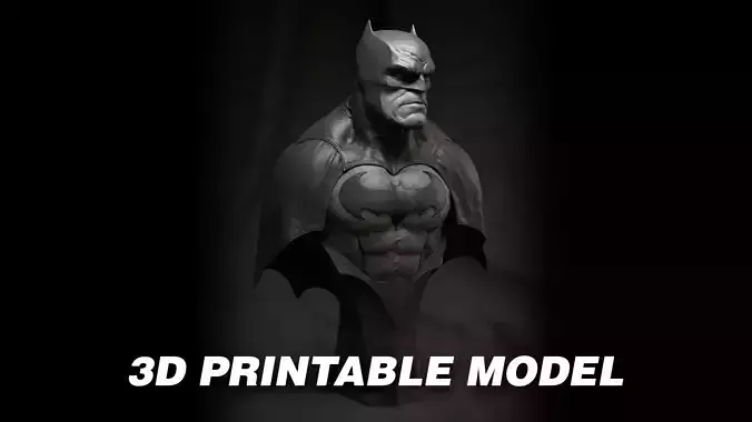 Batman Bust - 3D Printable Model 3D print model
