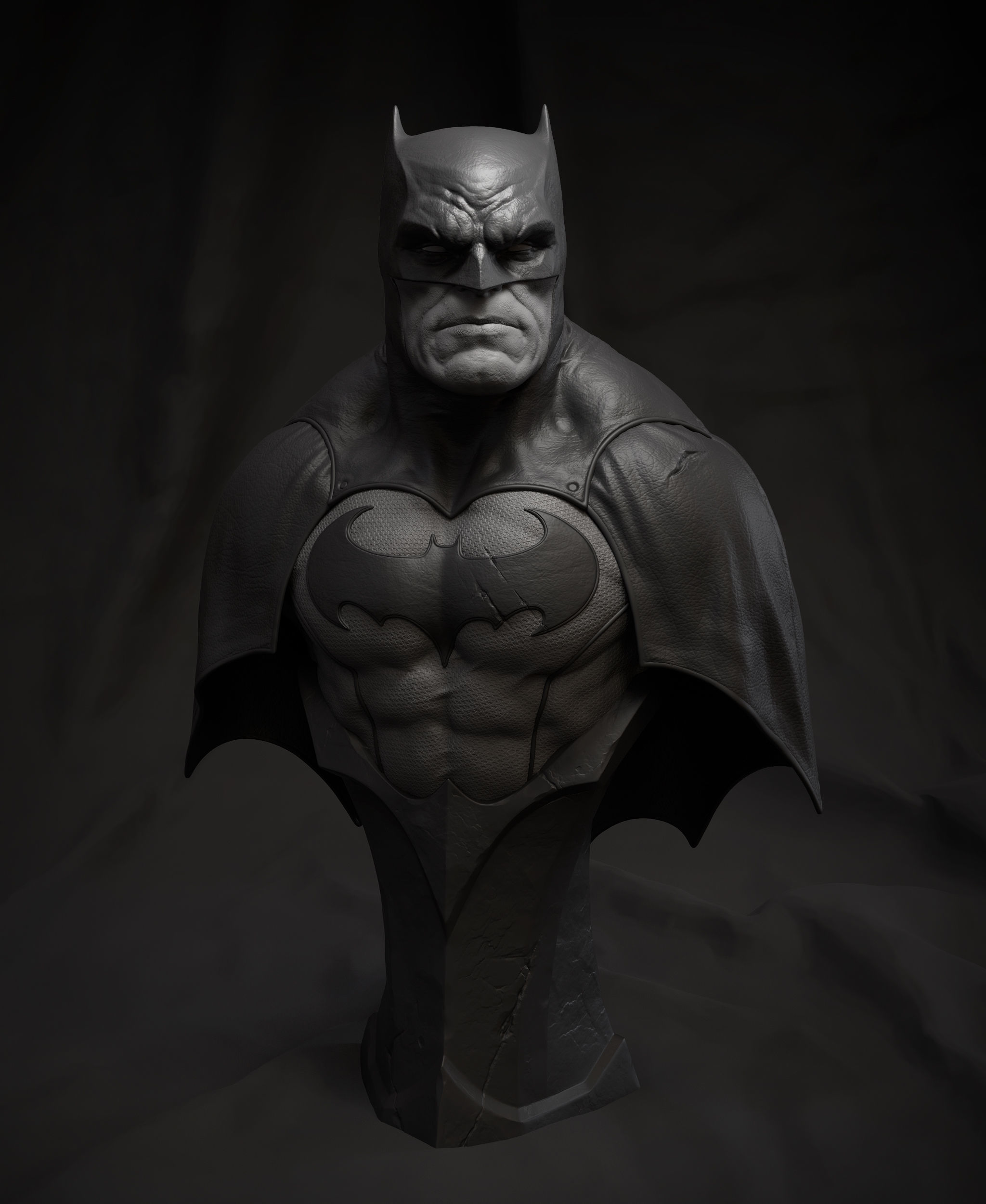 Batman Bust - 3D Printable Model 3D print model_3