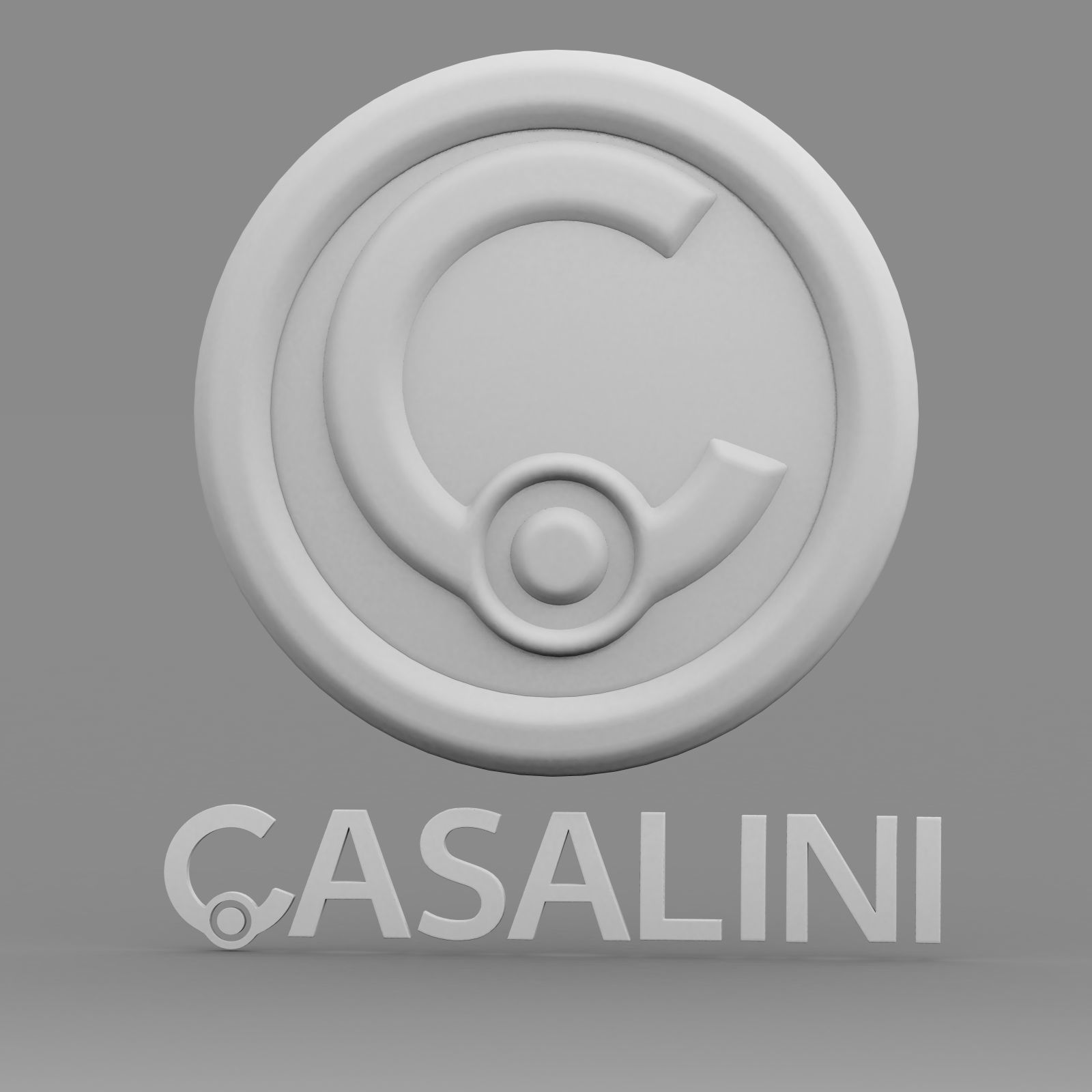 casalini logo 3D model_6