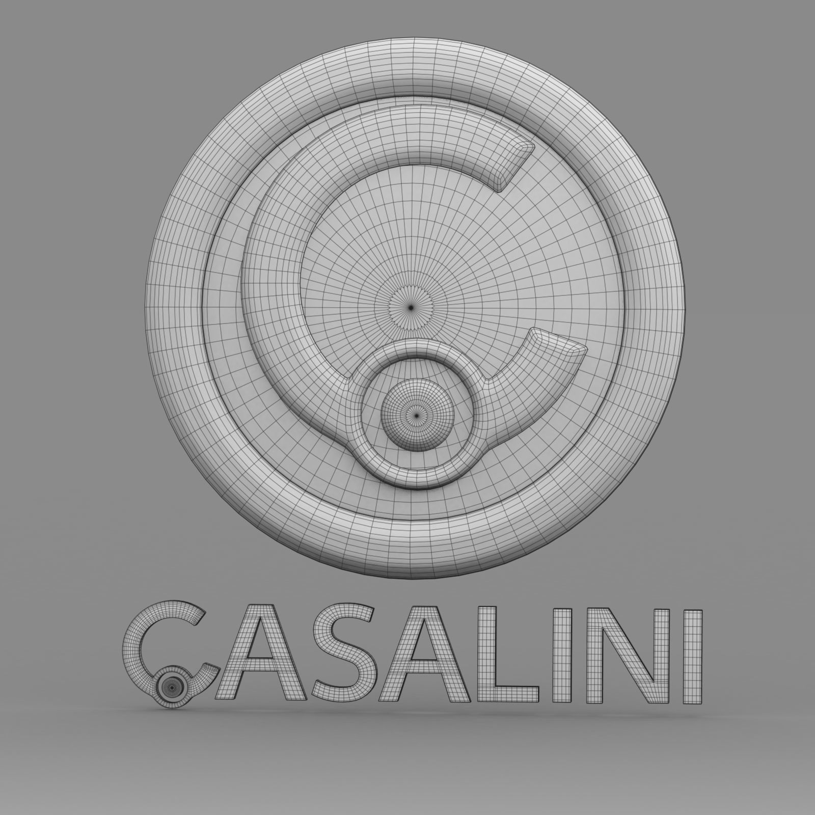 casalini logo 3D model_8