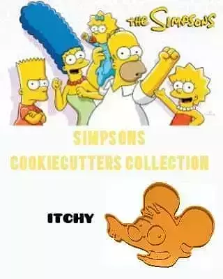 Wonderful Simpsons Character Itchy Cookie Cutter 