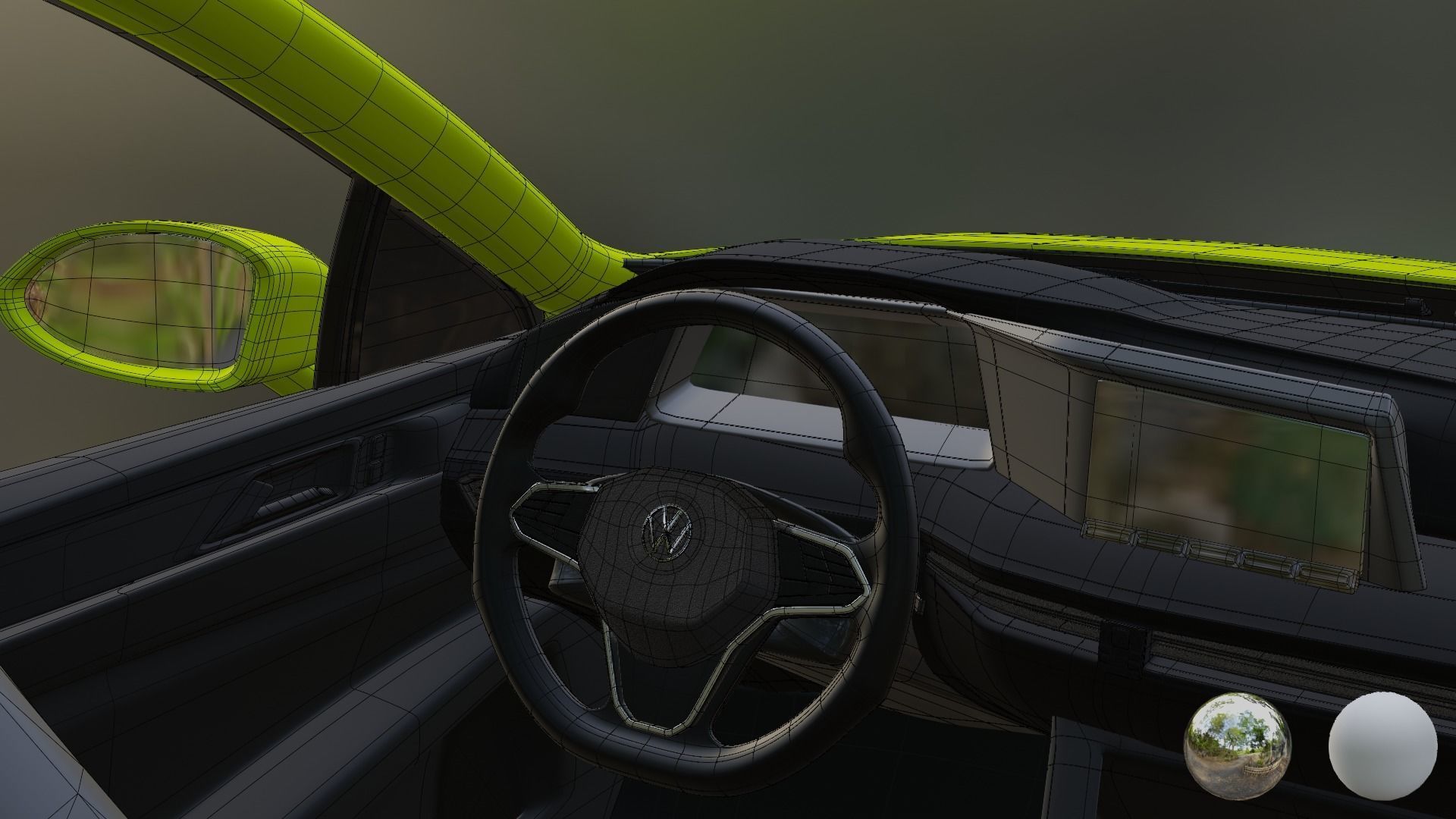 2021 VOLKSWAGEN GOLF 8 STYLE EDITION 3D model_11