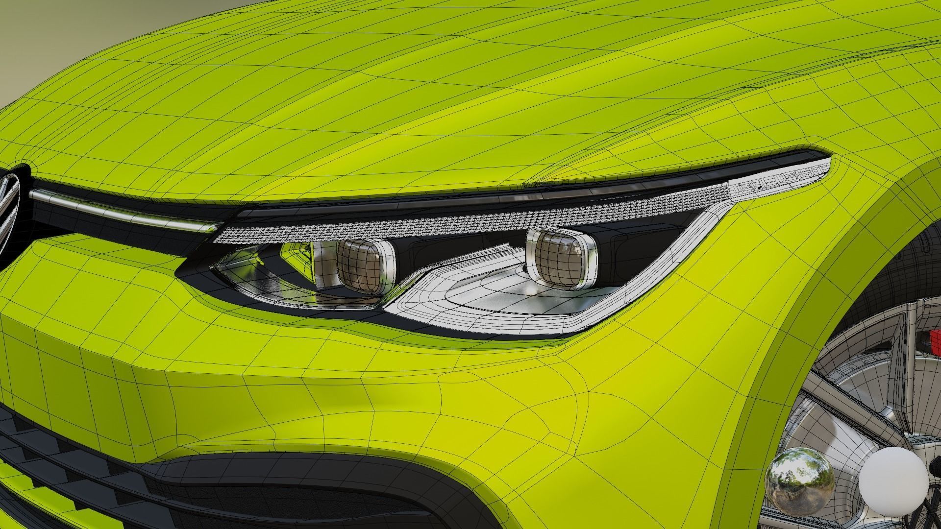 2021 VOLKSWAGEN GOLF 8 STYLE EDITION 3D model_8