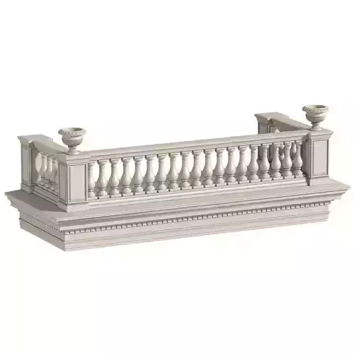 Classic balcony balustrade