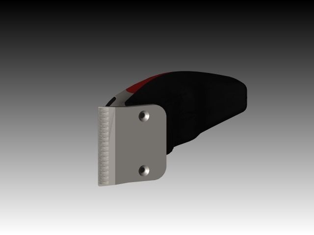 Hair cutting machine Free 3D model_7