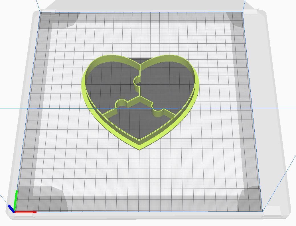 Cookie cutter - Heart 3D print model_2