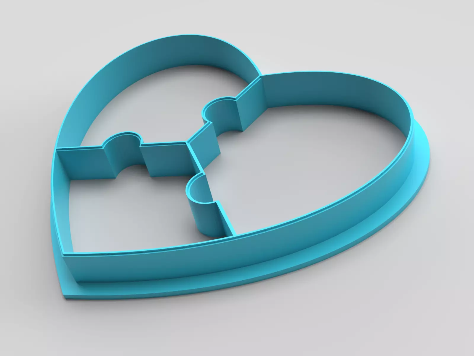 Cookie cutter - Heart 3D print model_0