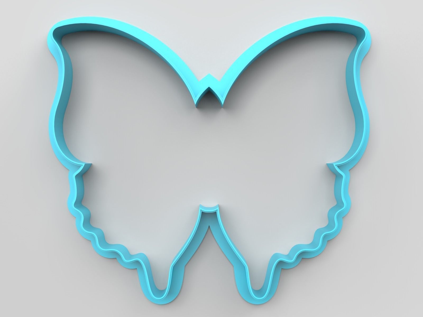 Cookie cutter - Butterfly 3D print model_1