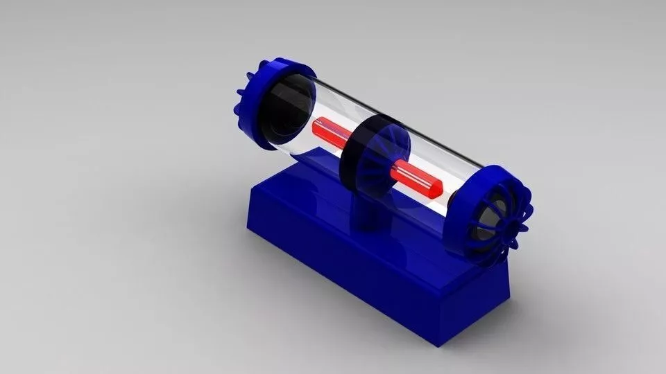 Light Tube Mini Speaker Free 3D model
