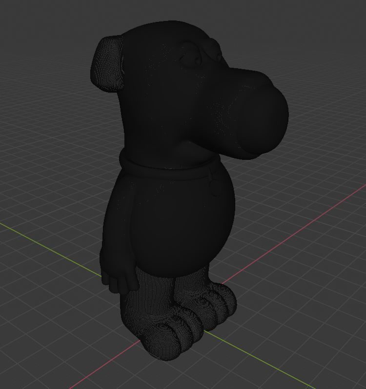 Brian Griffin 3D print model_6