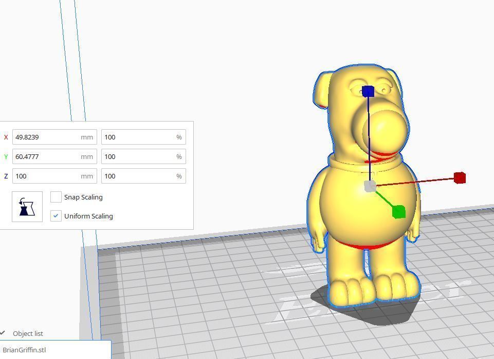 Brian Griffin 3D print model_7