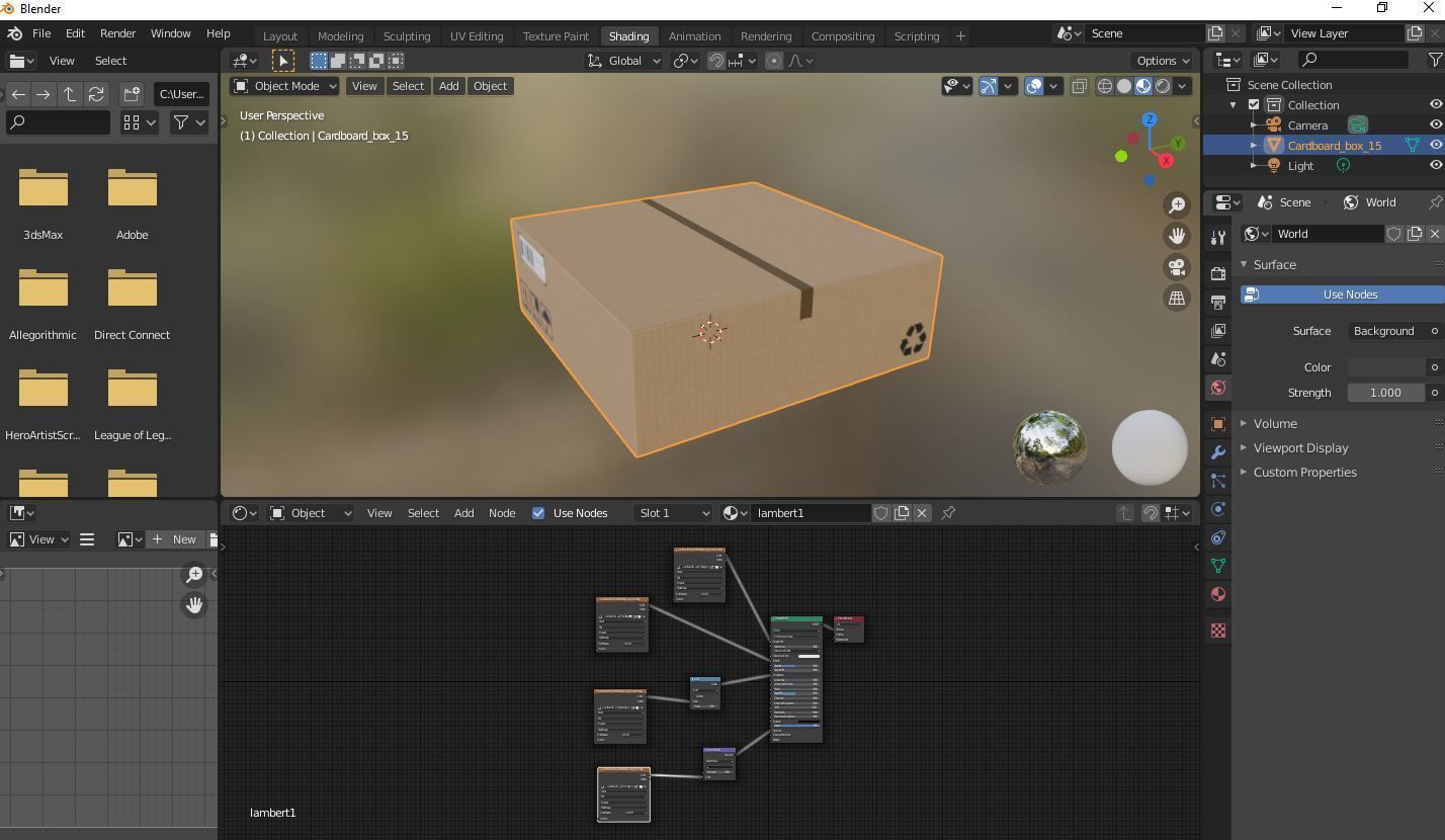Cardboard box 15 3D model_12