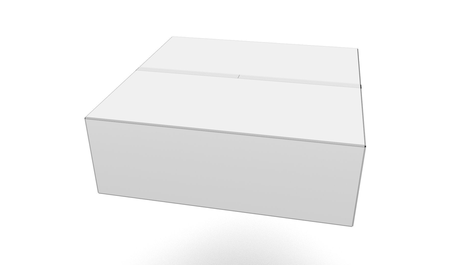 Cardboard box 15 3D model_9