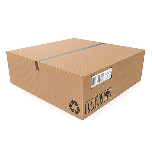Cardboard box 15 3D model