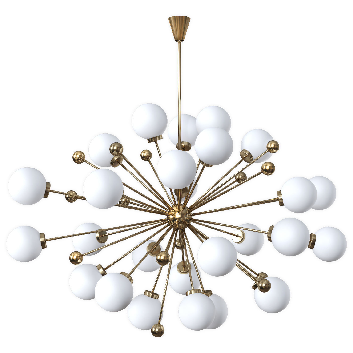 Art Deco Ceiling Lamp by Handle studio 3D model