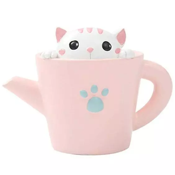 Mini Kitty Planter STL for 3D printing  - planter 3D print model_0