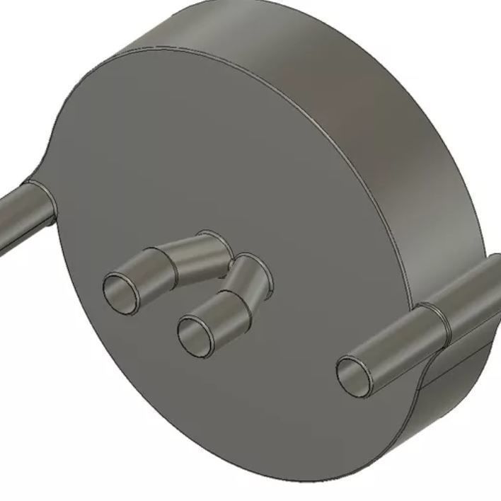 Heat exchanger spiral for water or air High efficiency 3D print model_1