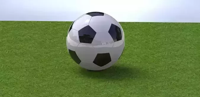 football soccer ball on grass