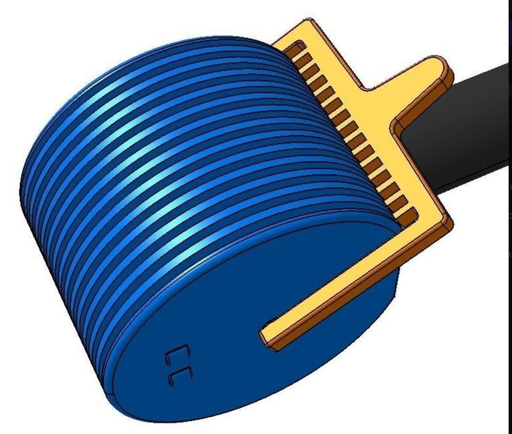 Inlet Grid for Water Turbine Pipe 3D print model_1
