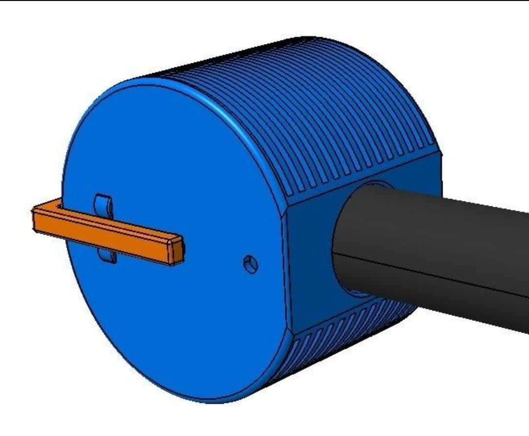 Inlet Grid for Water Turbine Pipe 3D print model_2